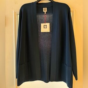 Anne Klein Navy Cardigan